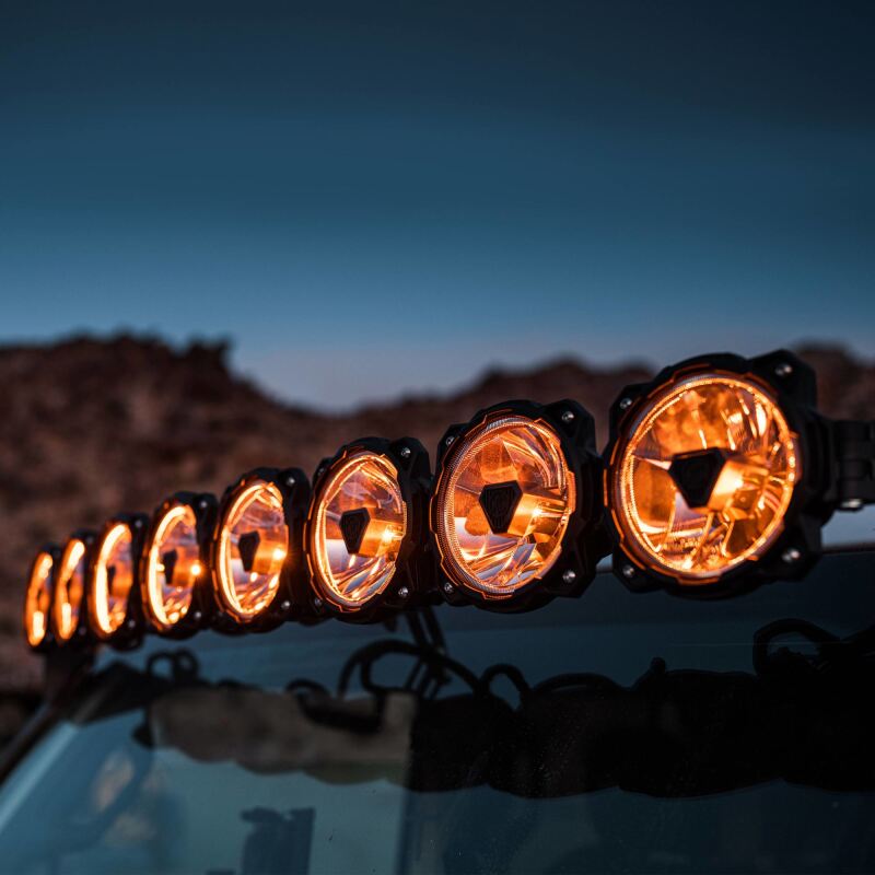 KCL91418-KC HiLiTES Gravity Titan LED Light Bar - 50in. (8-Light)-Light Bars & Cubes-KC HiLiTES