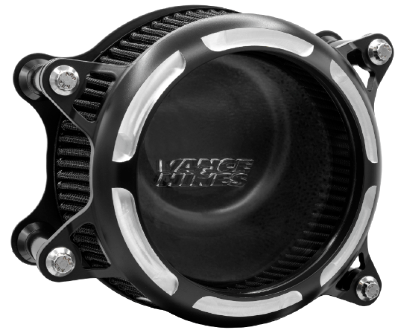 VAH41095-Vance & Hines HD Touring 08-16 VO2 Insight Intake Kit Contrast-Short Ram Air Intakes-Vance and Hines