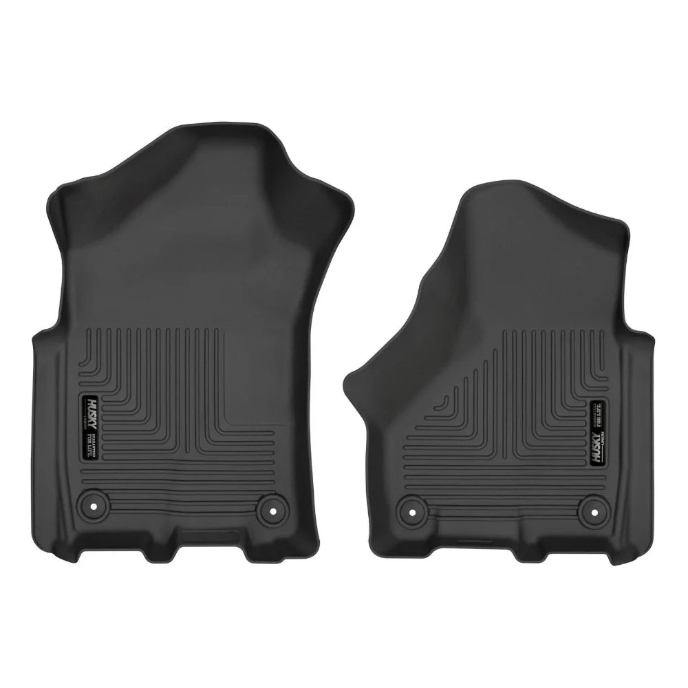 Husky Liners 2019 Ram 2500/3500 Crew Cab/Mega Cab WeatherBeater Black Front Floor Liners - Husky Liners HSL13051
