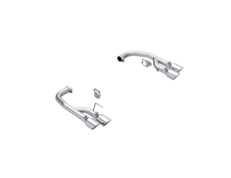 MBRPS7281304-MBRP 2024 Ford Mustang GT 5.0L T304 SS 2.5in Cat-Back Dual Rear w/ Quad Tips-Axle Back-MBRP