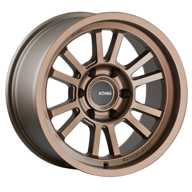 KNGH1876139N68-Konig HT1 17X8.5 6X139.7 ET-6 Satin Bronze-Wheels - Cast-Konig