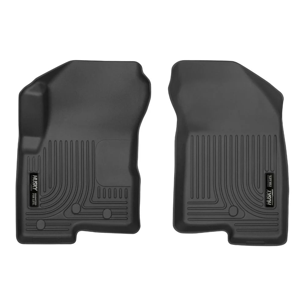 Husky Liners 07-12 Dodge Caliber / 07-12 Jeep Compass WeatherBeater Front Row Black Floor Liners - Husky Liners HSL13001