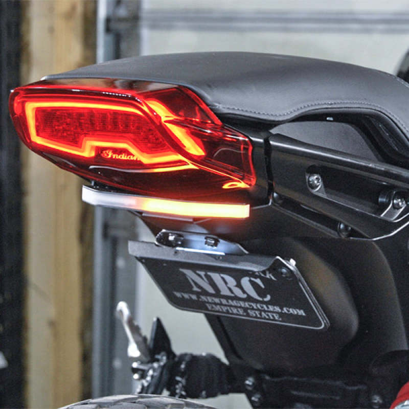 NEWFTR-FE-New Rage Cycles 19+ Indian FTR 1200 Fender Eliminator Kit-Tucked-Lights Corner-New Rage Cycles