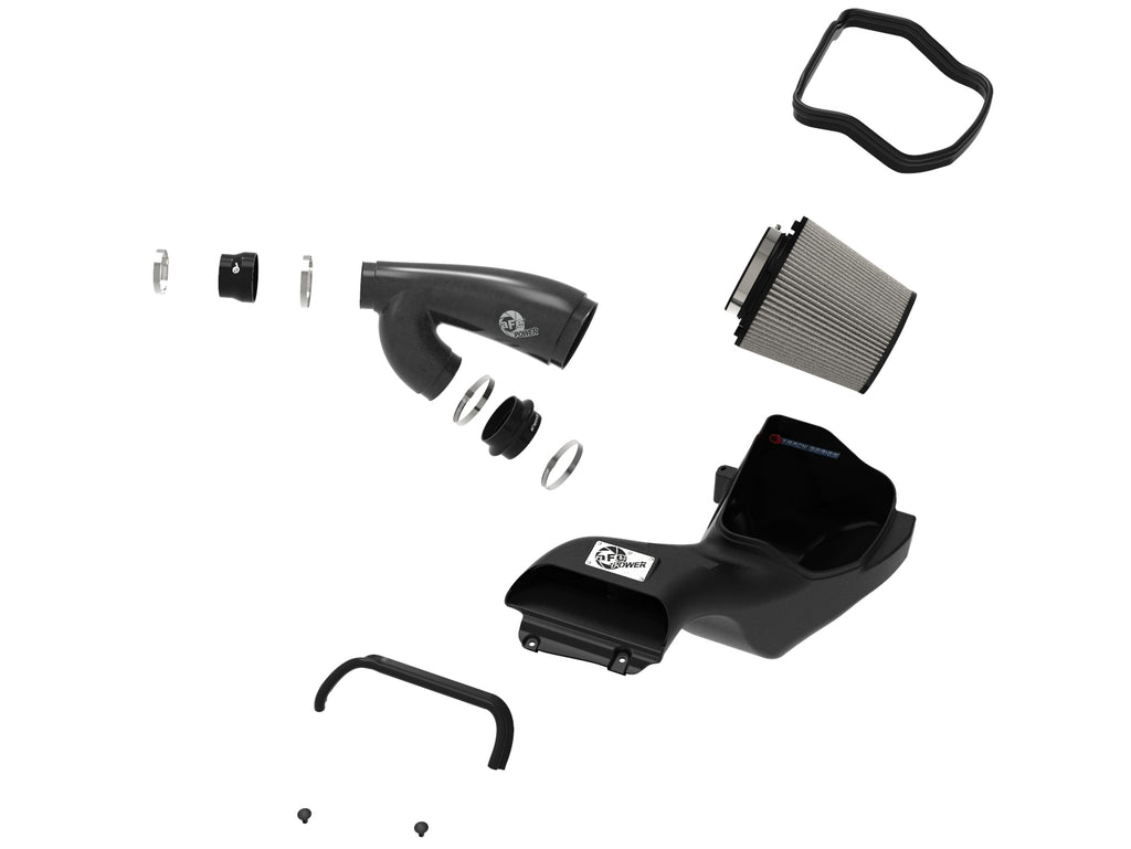 aFe aFe 17-20 Ford F-150/Raptor Track Series Carbon Fiber Cold Air Intake System With Pro DRY S Filters