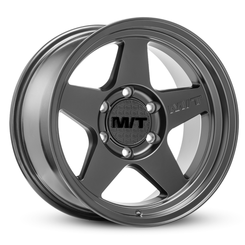 MTT274547-Mickey Thompson Open 5 Black Wheel - 20X9 6X5.5 BP 5in BS 0 Offset 108.1mm Bore-Wheels - Cast-Mickey Thompson