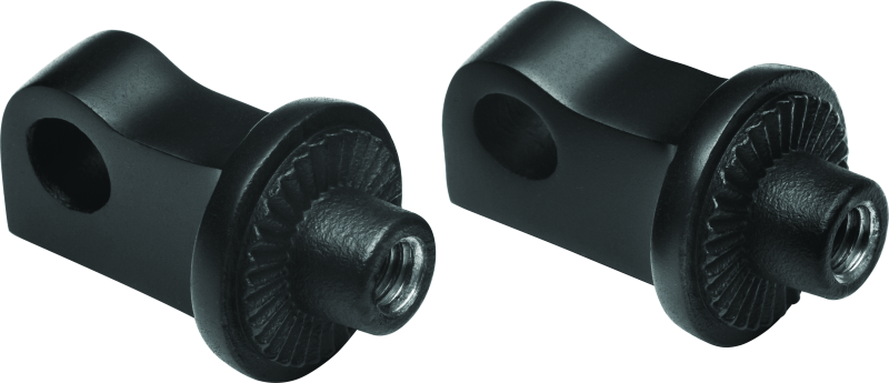 KUR8896-Kuryakyn Splined Peg Adapter XL Black-Footpegs-Kuryakyn