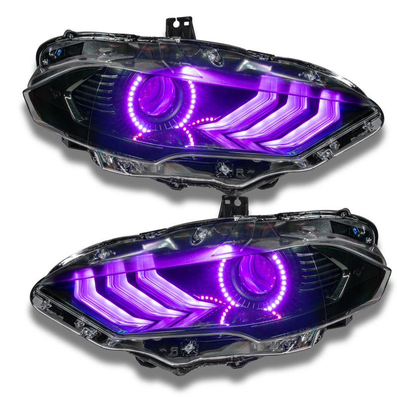 ORL1446-332-Oracle 18-21 Ford Mustang Dynamic DRL w/ Halo Kit & Sequential Turn Signal - ColorSHIFT SEE WARRANTY-Headlights-ORACLE Lighting