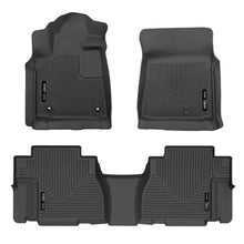 Load image into Gallery viewer, Husky Liners 12-22 Toyota Sequoia Weatherbeater Front &amp; 2nd Seat Floor Liners - Black - Husky Liners HSL95101