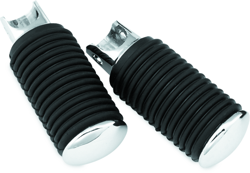 BKC490353-Bikers Choice 52-85 Chrome Cap Rider Pegs Female Mount Style Replaces H-D 50906-85T-Footpegs-Bikers Choice