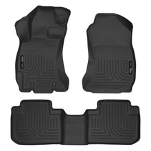 Load image into Gallery viewer, Husky Liners 14 Subaru Forester Weatherbeater Black Front &amp; 2nd Seat Floor Liners - Husky Liners HSL99881