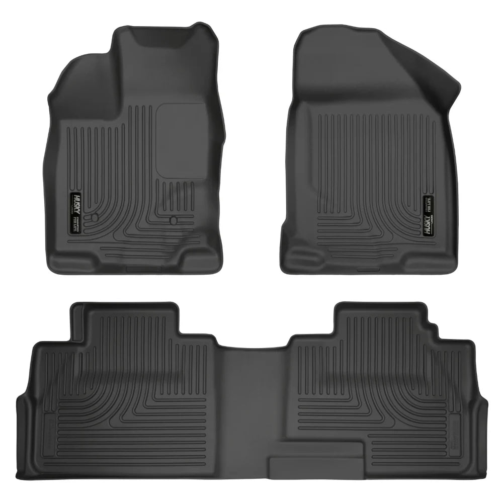 Husky Liners 07-13 Ford Edge / 07-13 Lincoln MKX Weatherbeater Black Front & 2nd Seat Floor Liners - Husky Liners HSL99761