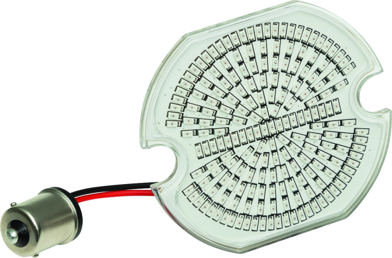 KUR2940-Kuryakyn Luminez L.E.D Rear Turn Signal Insert 1156 Red Flat Style-Brackets-Kuryakyn