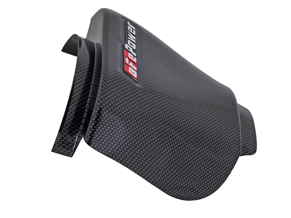 aFe aFe MagnumFORCE Intake Rain Shield 15-16 Dodge Challenger SRT Hellcat 6.2L V8 (sc) - Carbon Finish