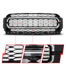 Load image into Gallery viewer, ANZ901029-Anzo 21-23 Ford F150 Black Housing Full LED Light Tube Front Grille-Headlights-ANZO