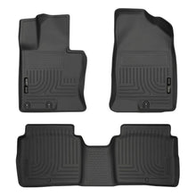 Load image into Gallery viewer, Husky Liners 11-14 Kia Optima Weatherbeater Black Front &amp; 2nd Seat Floor Liners - Husky Liners HSL99691