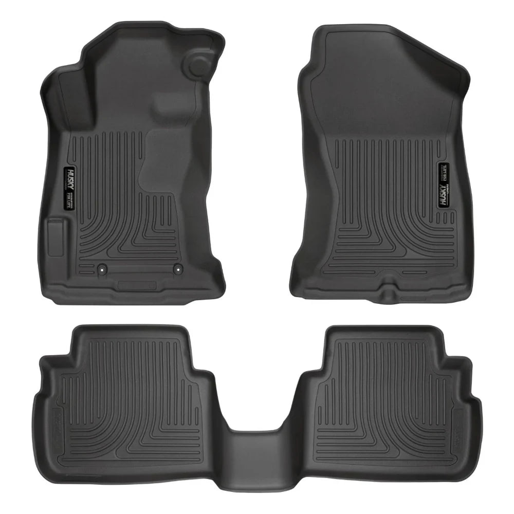 Husky Liners 2017 Subaru Impreza Weatherbeater Black Front & 2nd Seat Floor Liners - Husky Liners HSL99661