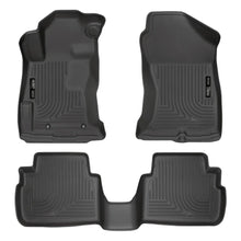Load image into Gallery viewer, Husky Liners 2017 Subaru Impreza Weatherbeater Black Front &amp; 2nd Seat Floor Liners - Husky Liners HSL99661
