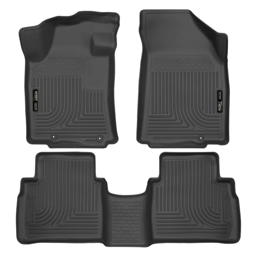 Husky Liners 2016 Nissan Maxima WeatherBeater Front and Second Row Black Floor Liners - Husky Liners HSL99621