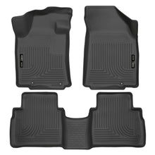 Load image into Gallery viewer, Husky Liners 2016 Nissan Maxima WeatherBeater Front and Second Row Black Floor Liners - Husky Liners HSL99621