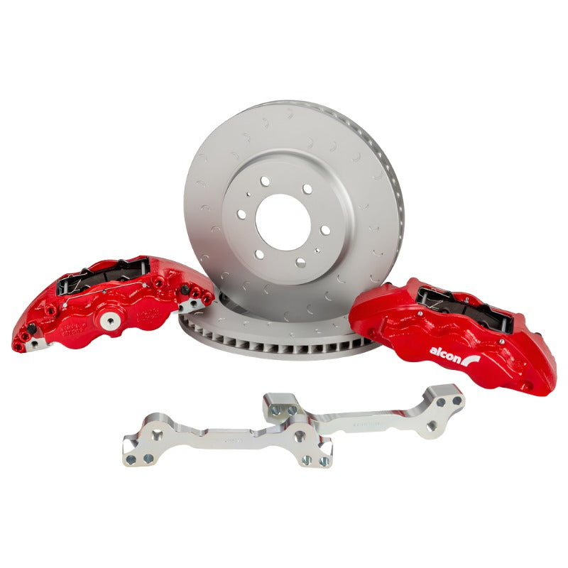 Alcon 2021+ Ford F-150(except Raptor) 347x36mm Rotors 6-Piston Front Brake Kit-Big Brake Kits-Alcon