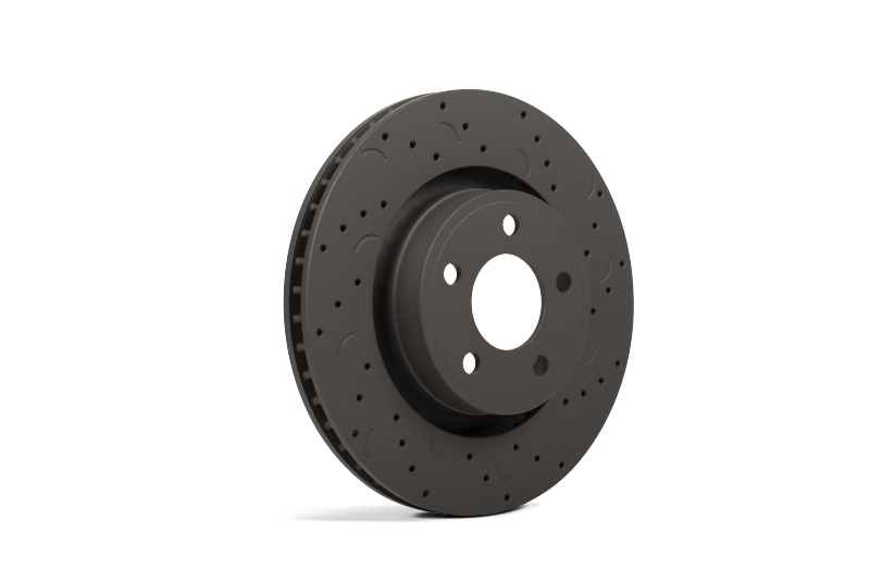 Hawk Talon 2007 Jeep Wrangler Drilled and Slotted Rear Brake Rotor Set-Brake Rotors - Slot & Drilled-Hawk Performance