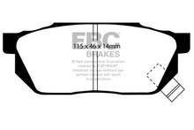 Load image into Gallery viewer, EBCDP4570R-EBC 84-87 Honda Civic CRX 1.5 DX Yellowstuff Front Brake Pads-Brake Pads - Performance-EBC