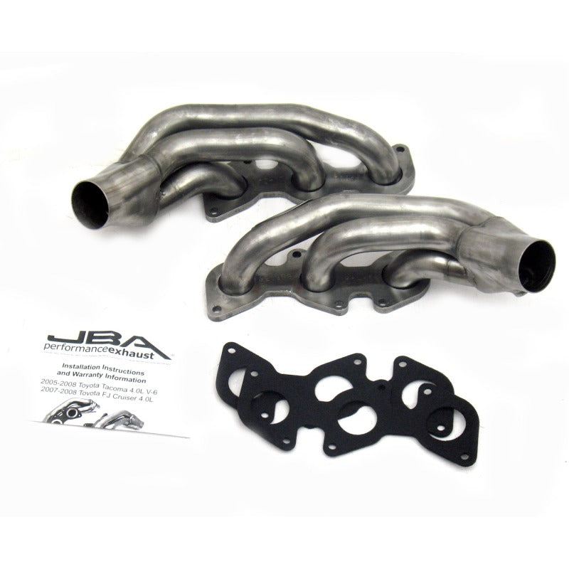 JBA2035S-JBA 03-09 Toyota 4.0L V6 w/o A.I.R. 1-1/2in Primary Raw 409SS Cat4Ward Header-Headers & Manifolds-JBA