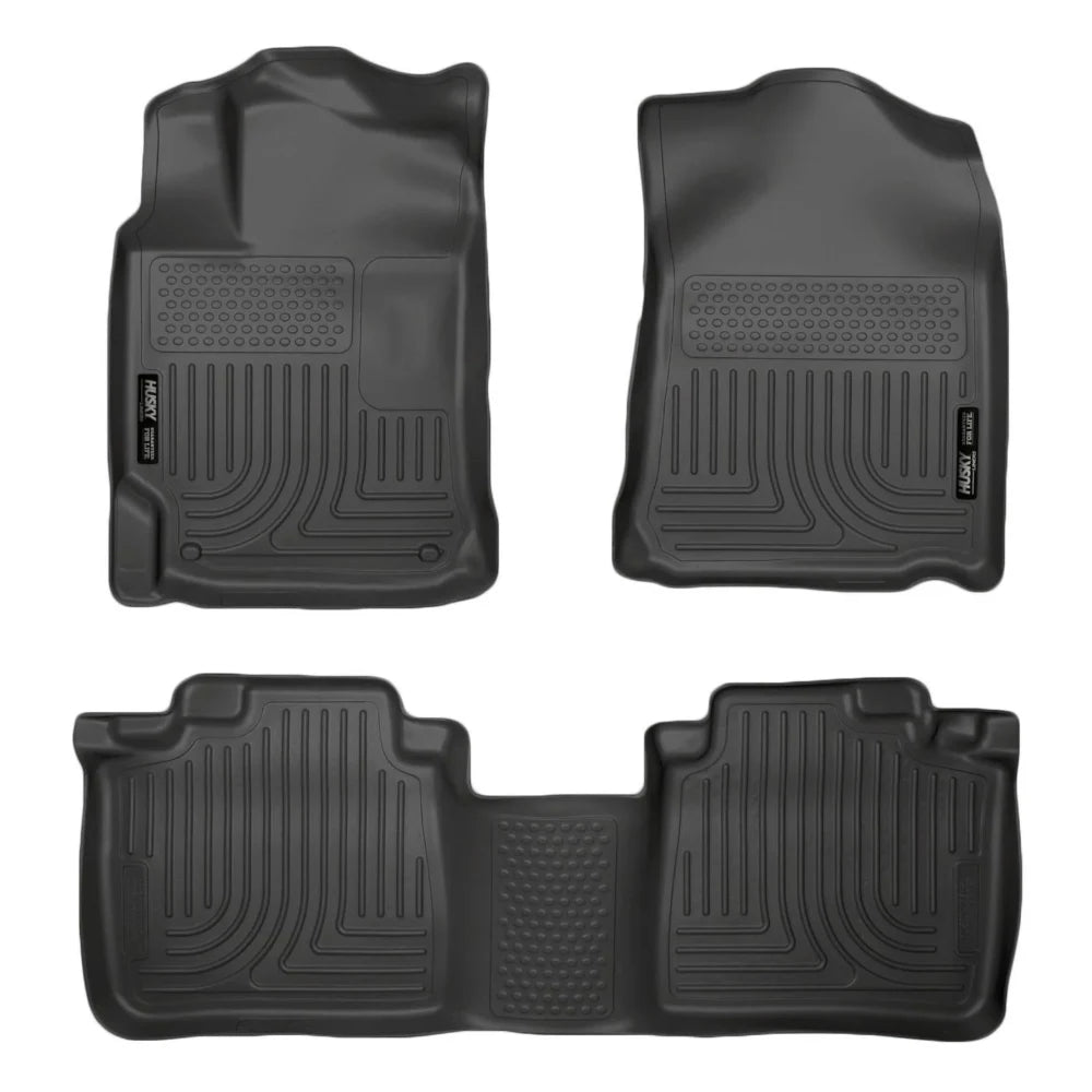 Husky Liners 10-13 Lexus RX350/RX450h WeatherBeater Black Front & 2nd Seat Floor Liners - Husky Liners HSL99551