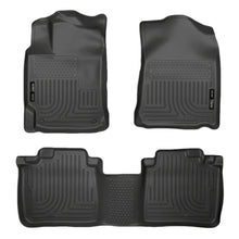 Load image into Gallery viewer, Husky Liners 10-13 Lexus RX350/RX450h WeatherBeater Black Front &amp; 2nd Seat Floor Liners - Husky Liners HSL99551