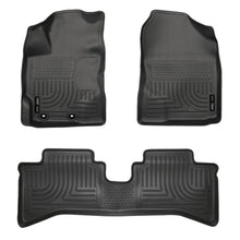 Load image into Gallery viewer, Husky Liners 2012 Toyota Prius c WeatherBeater Combo Black Floor Liners - Husky Liners HSL99501
