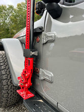Load image into Gallery viewer, GOR701011T-Go Rhino 18-24 Jeep Wrangler JL/JLU/JT Front Fender Jack Mount for Hi-Lift Jack - Tex. Blk-Jacks-Go Rhino