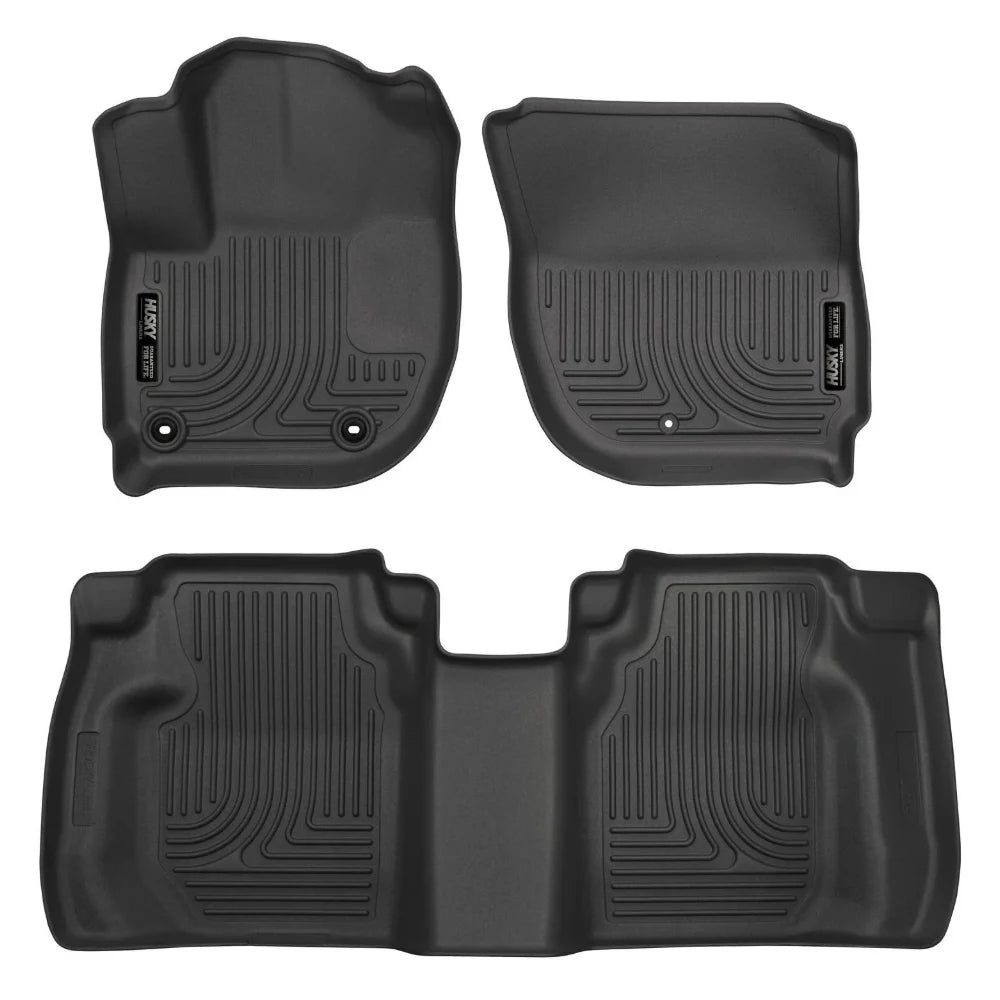 Husky Liners 15 Honda Fit Weatherbeater Black Front and Second Seat Floor Liners - Husky Liners HSL99491