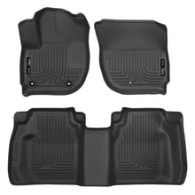 Load image into Gallery viewer, Husky Liners 15 Honda Fit Weatherbeater Black Front and Second Seat Floor Liners - Husky Liners HSL99491