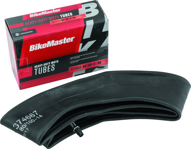 BKM374667-BikeMaster 80/100-14 TR6 Tube Heavy Duty-Tire Tubes-Bike Master