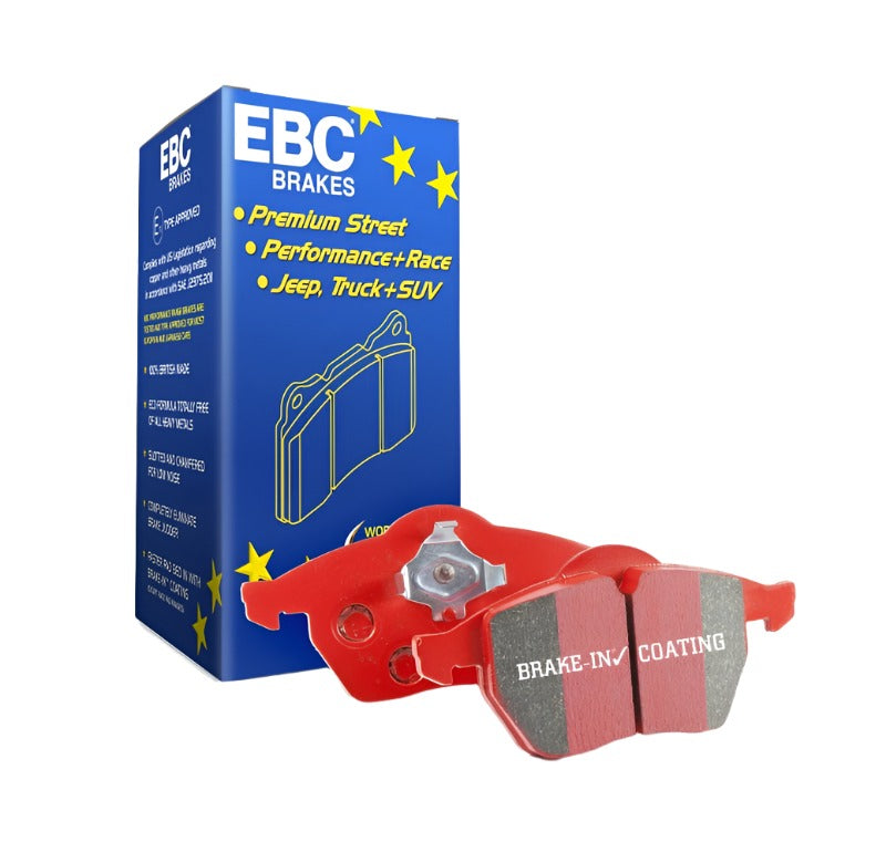 EBCDP32236C-EBC 2014+ Alfa Romeo 4C 1.75L Turbo Redstuff Rear Brake Pads-Brake Pads - Performance-EBC
