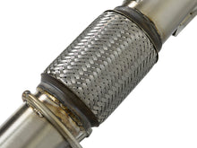 Load image into Gallery viewer, aFe aFe Twisted Steel 3in. 304 SS Catted Series Downpipe 16-18 Ford Focus RS I4-2.3L (t)