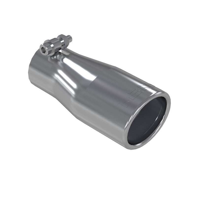 MBRPT5116-MBRP Universal Tip 3in O.D. Oval 2 inlet 10 length-Steel Tubing-MBRP