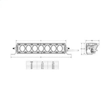 Load image into Gallery viewer, RIG411613-Rigid Industries Revolve 10in Bar w/Amber Trim Ring-Light Bars &amp; Cubes-Rigid Industries