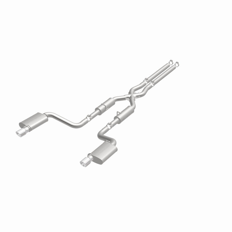MagnaFlow 11-12 Dodge Charger SRT-8 Hemi Dual Split Rear Exit Stainless Cat-Back Performance Exhaust-Catback-Magnaflow