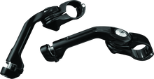 Load image into Gallery viewer, KUR7575-Kuryakyn Tour Tech 6in Back Arms With 1-1/4in Clamps Without Pegs Black-Footpegs-Kuryakyn