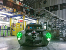 Load image into Gallery viewer, Oracle Pre-Installed Lights 7 IN. Sealed Beam - Blue Halo-Headlights-ORACLE Lighting