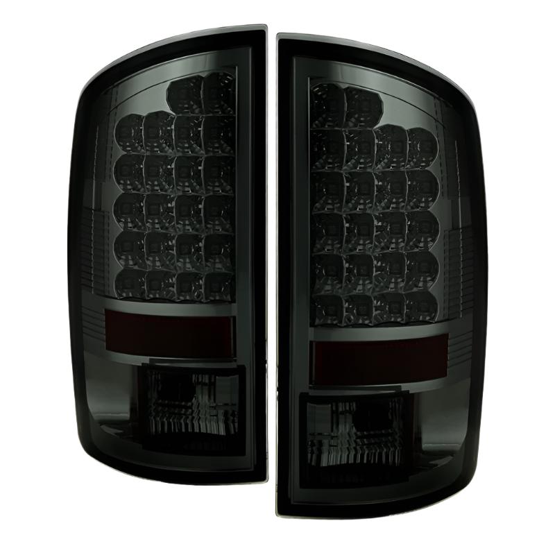 SPY5002594-Spyder Dodge Ram 02-06 1500/Ram 2500/3500 03-06 LED Style Tail Lights Smoke ALT-YD-DRAM02-LED-SM-Tail Lights-SPYDER