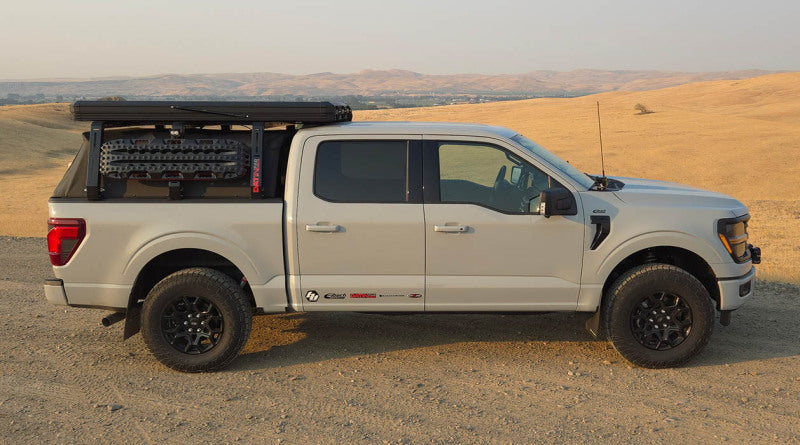 RALMF115-UR-BLK-MBK-Rally Armor 21-24 Ford F-150 (Excl. Raptor) Black UR Mud Flap w/Metallic Black Logo-Mud Flaps-Rally Armor