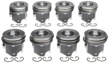Load image into Gallery viewer, MHL2243902WR020-Mahle OE Ford 6.0L Diesel w/ Reduced Compression Distance by .010 Piston Set (Set of 8) w/ .02 Rings-Piston Sets - Diesel-Mahle OE