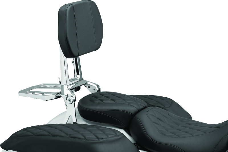 KUR5746-Kuryakyn Neo Driver & Passenger Backrest Chrome-Seats-Kuryakyn