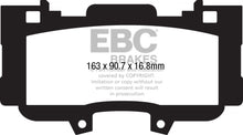 Load image into Gallery viewer, EBCDP33042C-EBC 15+ Ford Mustang 2.3 Turbo Performance Pkg Redstuff Front Brake Pads-Brake Pads - Performance-EBC