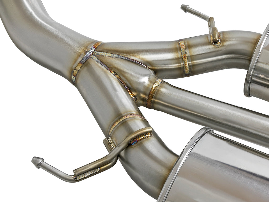 aFe aFe Takeda 3in 304 SS Cat-Back Exhaust w/ Tri-Polished Tips 17-18 Honda Civic Type R L4 2.0L (t)