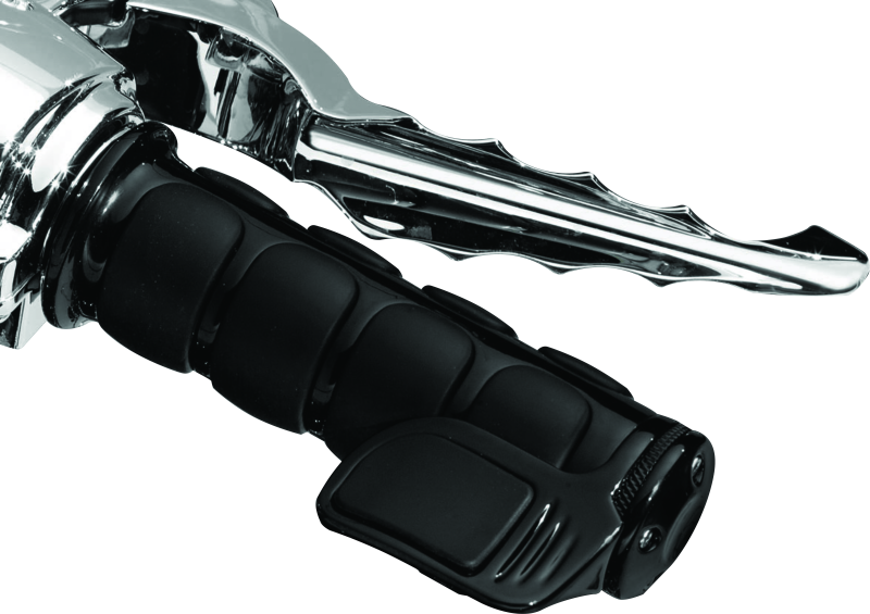KUR6318-Kuryakyn Contoured ISO Throttle Boss Black-Throttle Controllers-Kuryakyn