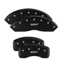 Load image into Gallery viewer, MGP14036SSS5RD-MGP 4 Caliper Covers Engraved Front &amp; Rear Gen 5/SS Red finish silver ch-Caliper Covers-MGP