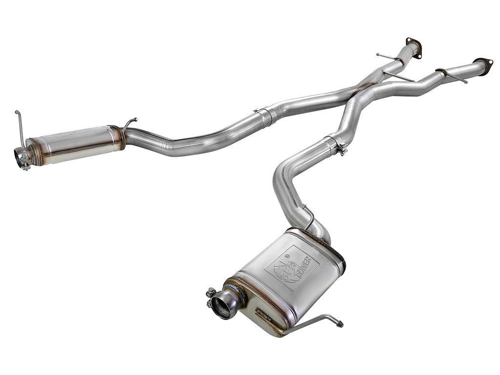 aFe aFe MACHForce XP Cat-Back Exhaust Stainless No Tips 12-15 Jeep Grand Cherokee SRT/SRT-8 V8 Hemi 6.4L